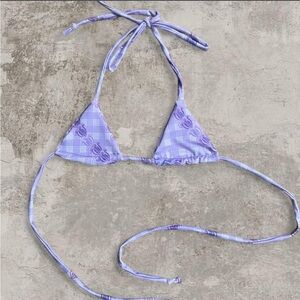 crown lei lavender bikini